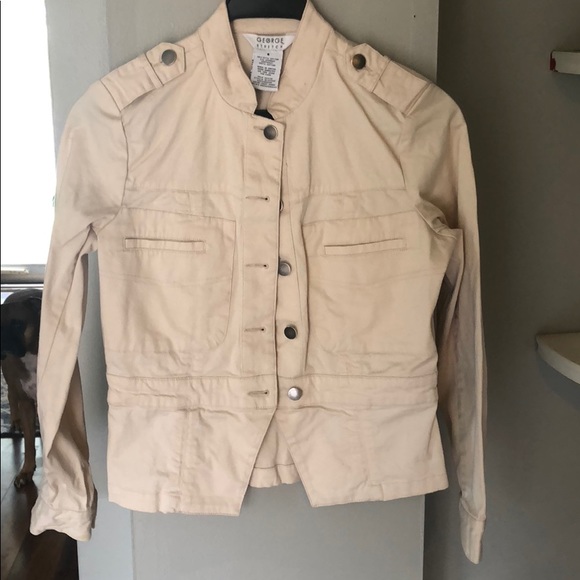 George Stretch Jackets & Blazers - Cute tan Jacket!